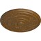 Ekena Millwork Carton Ceiling Medallion (For Canopies up to 3 3/4"), 17 3/4"OD x 1 3/8"P, Smokey Topaz Crackle CM18CASTC - alternate 4